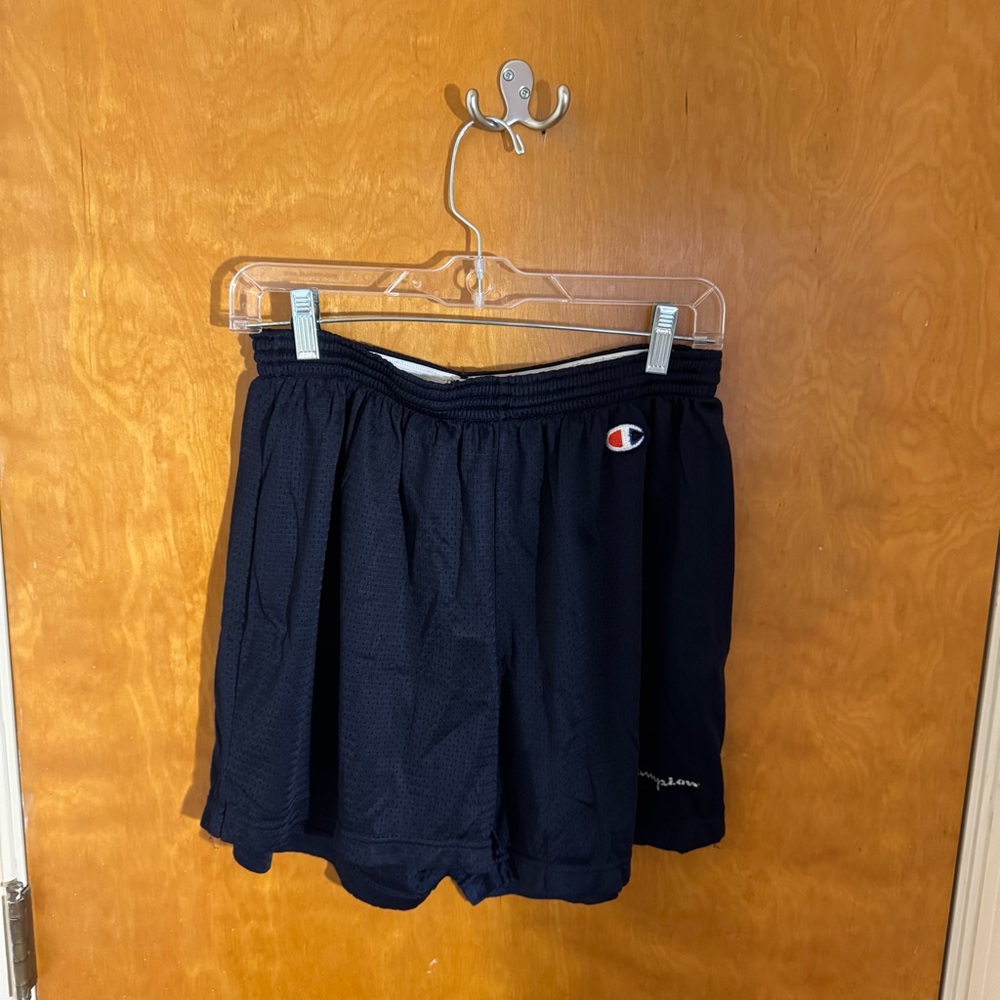 Vintage Champion Navy Athletic Shorts